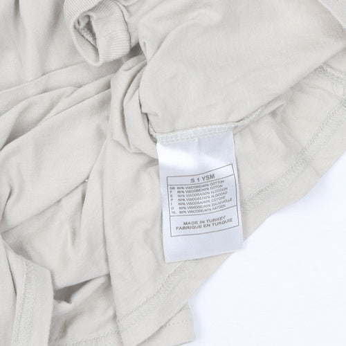 Nike Beige Basic T-Shirt Unisex Adults Size S