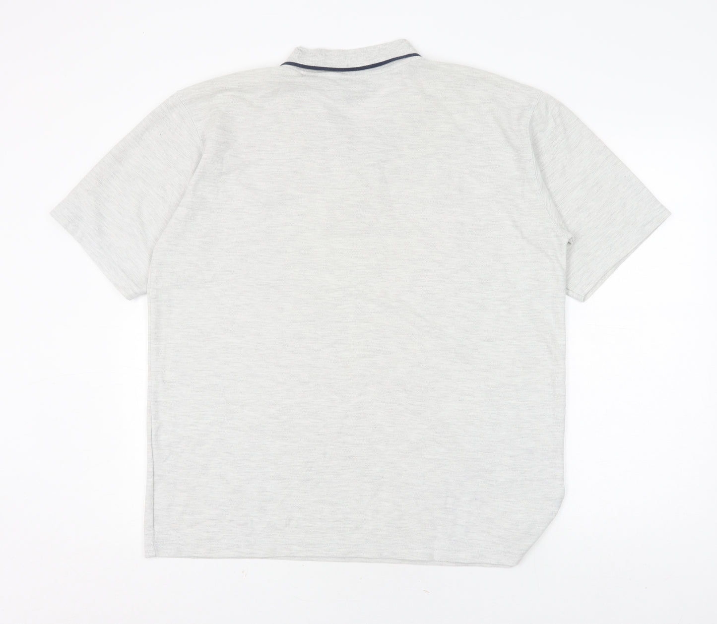 Umbro Men's Grey Polo Shirt XL Short Sleeve Logo