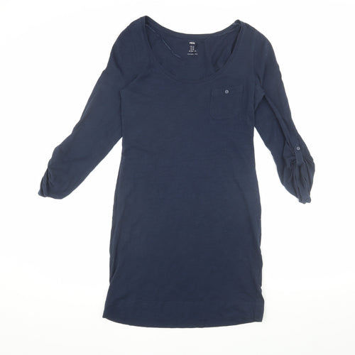 H&M Women's Blue XS Shift Dress - Versatile Style