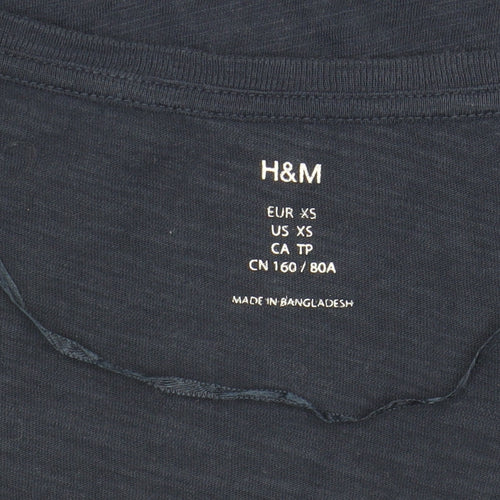 H&M Women's Blue XS Shift Dress - Versatile Style