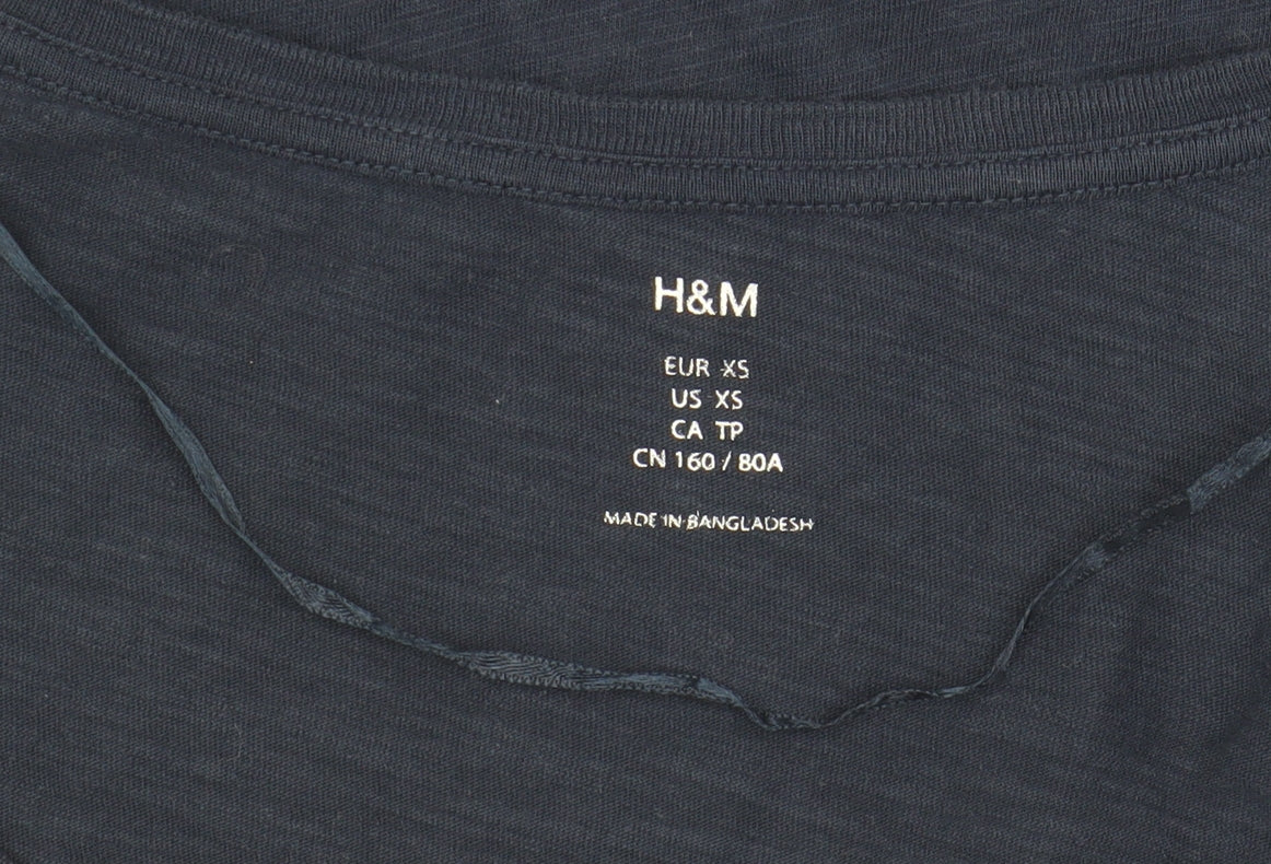 H&M Women's Blue XS Shift Dress - Versatile Style