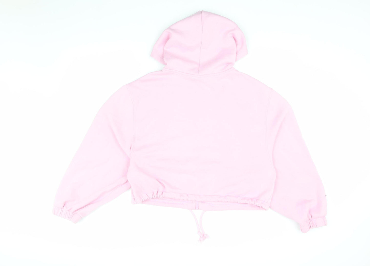 ASOS DESIGN Women's Pink Hooded Full Zip Hoodie Size 8
