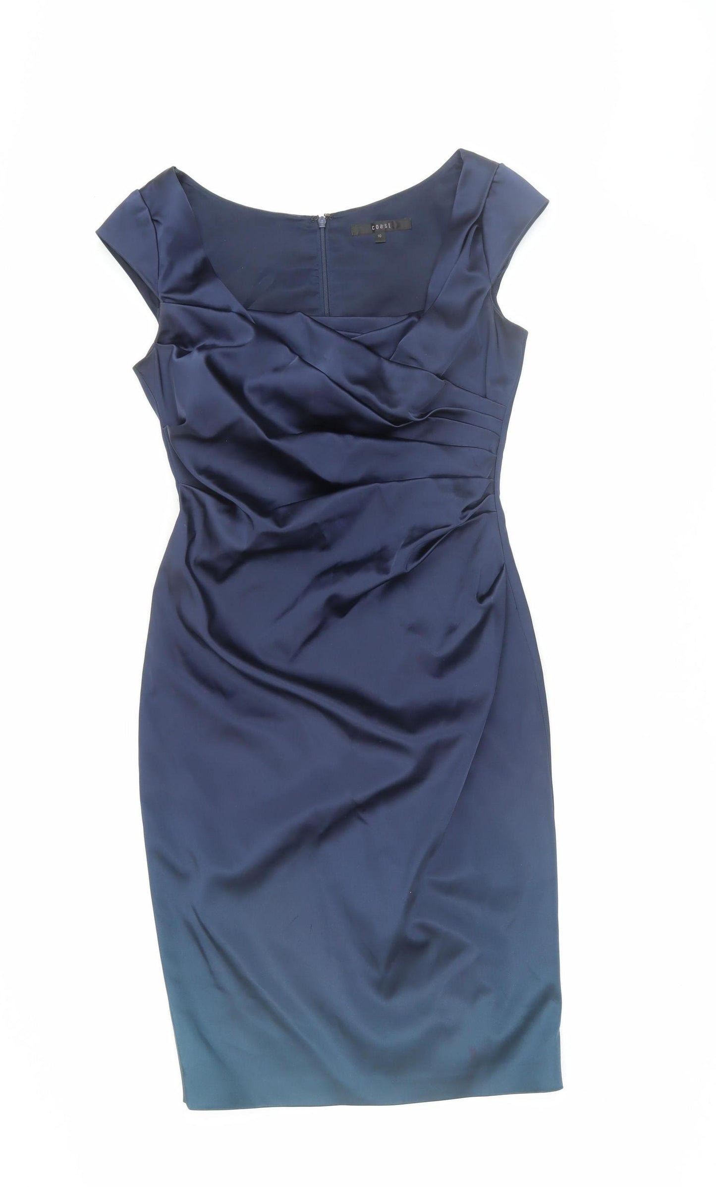 Coast Women's Blue Sheath Dress Size 10