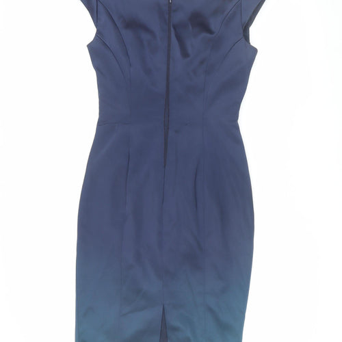 Coast Women's Blue Sheath Dress Size 10