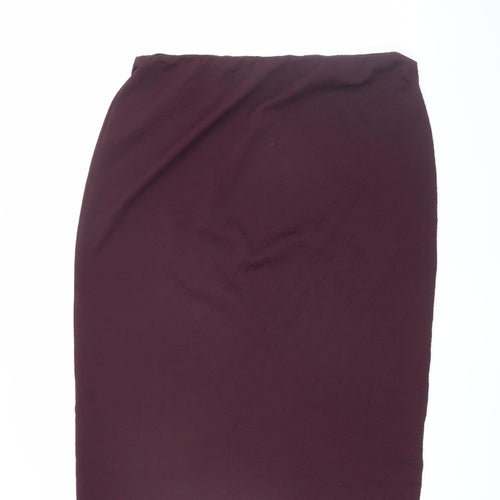 Long Tall Sally Women's Purple Pencil Skirt XL