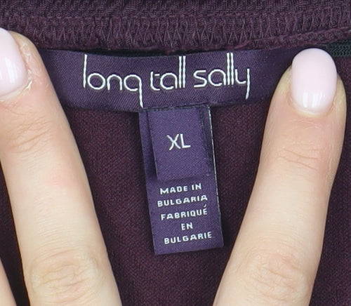 Long Tall Sally Women's Purple Pencil Skirt XL