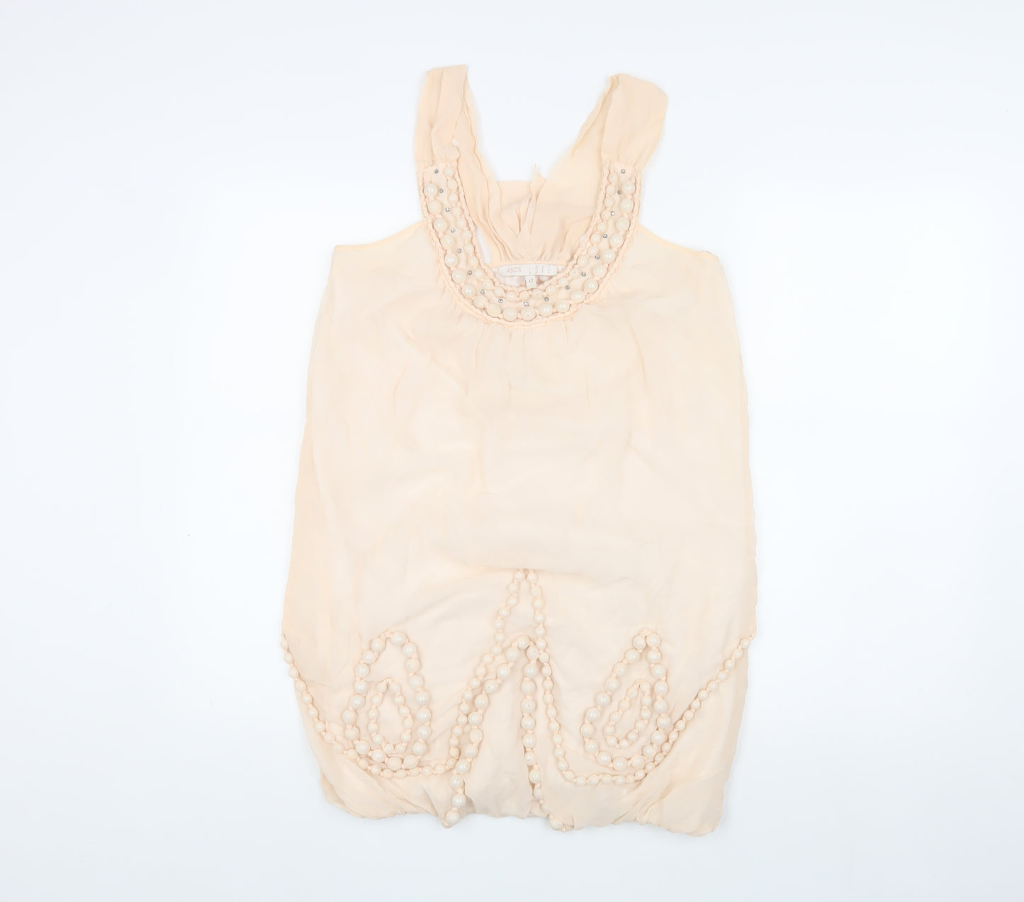 ASOS Luxe Women Beige Camisole Blouse Size 12