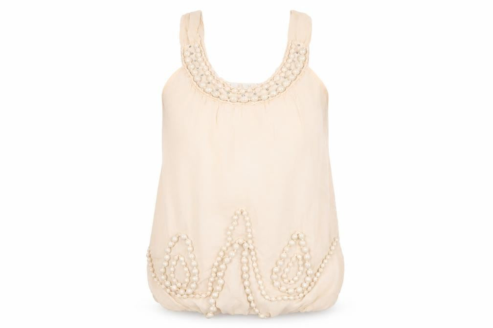 ASOS Luxe Women Beige Camisole Blouse Size 12