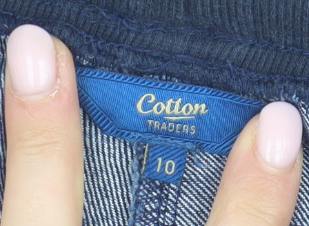Cotton Traders Women's Blue Straight Jeans Size 10 Regular