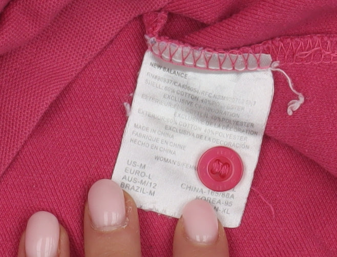 New Balance Women's Pink Polo Shirt Size 12
