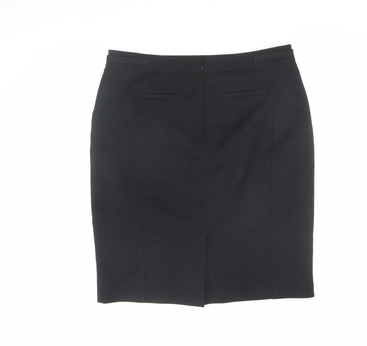 Wallis Women's Black Straight Pencil Skirt UK 14