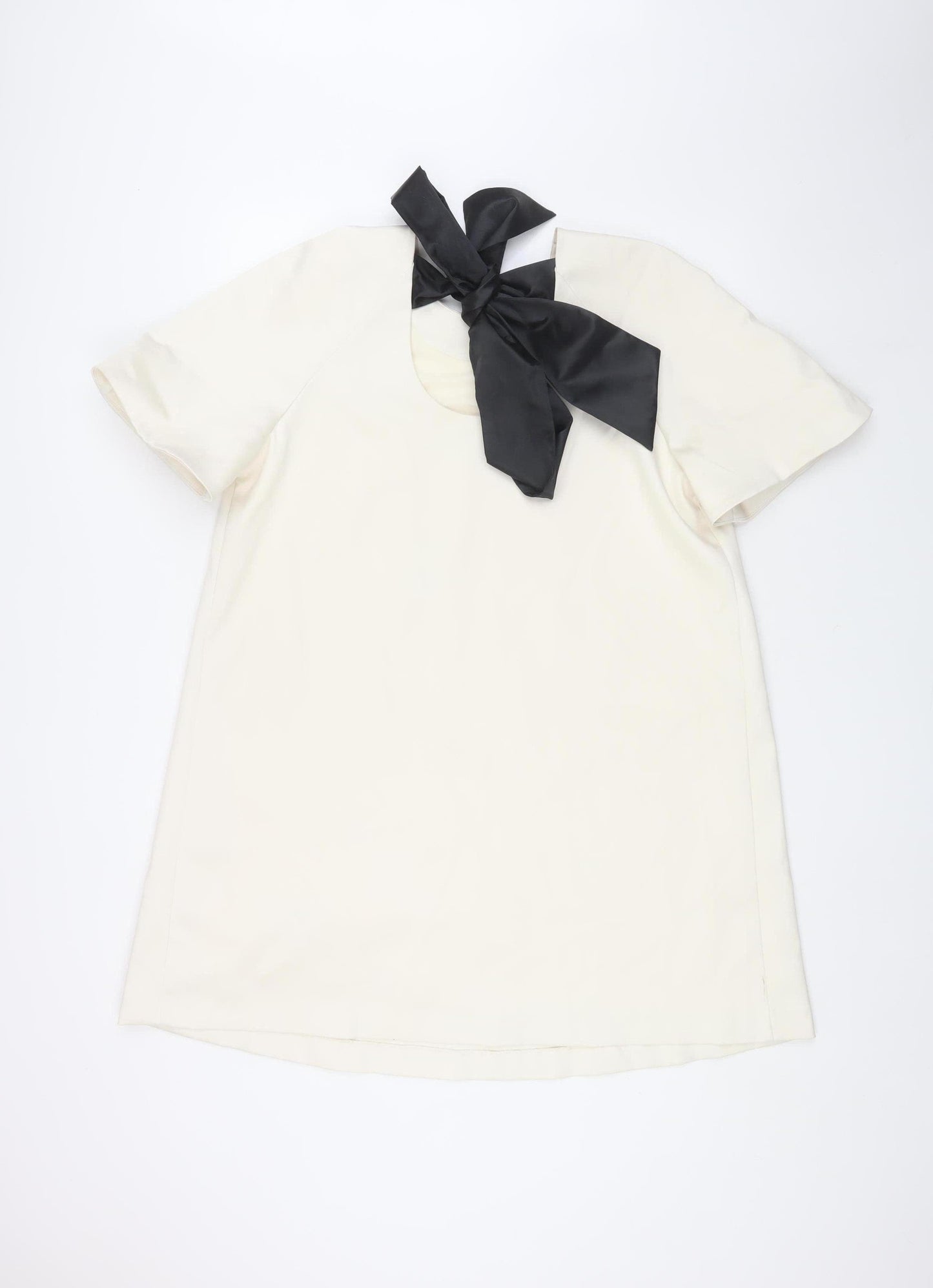 Marks and Spencer Women Ivory Shift Dress Size 14