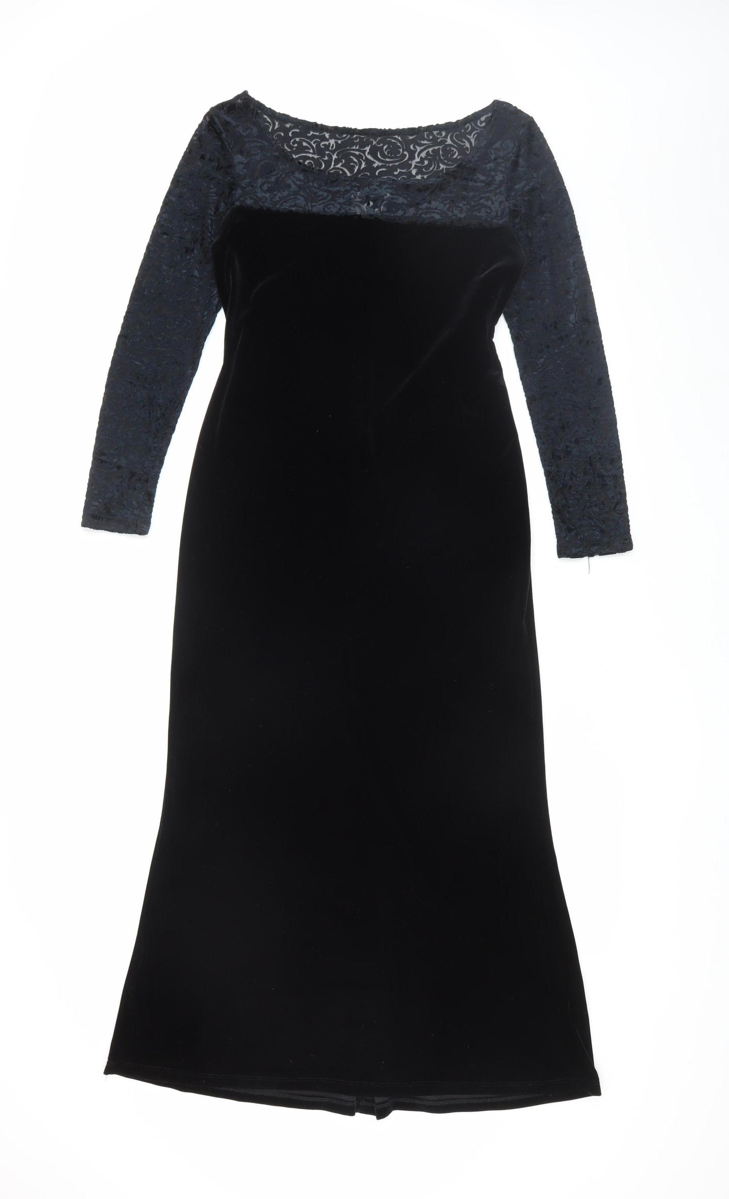 Principles Women Black Long Sheath Dress Size 10