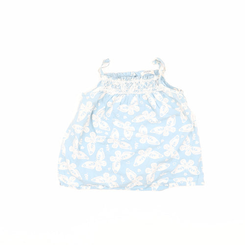 Baby Boden Blue Girls Butterfly Tank Top 2-3 Years