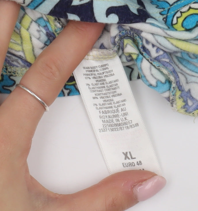 Wallis Women's Multicoloured Paisley Top XL