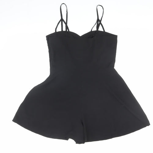 ASOS Women's Black Playsuit, Size 12, Sleeveless
