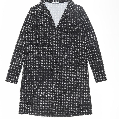 MNG Basics Women's Black Collared Dress Size S