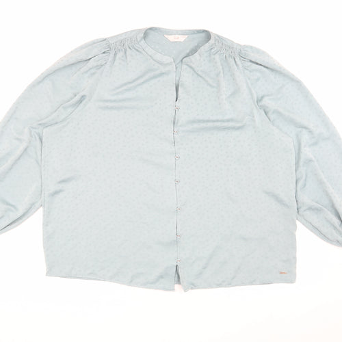 Marks and Spencer Women's Blue Blouse Size 18