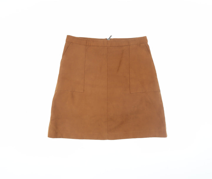 Oasis Women’s Brown Short Pencil Skirt Size 12