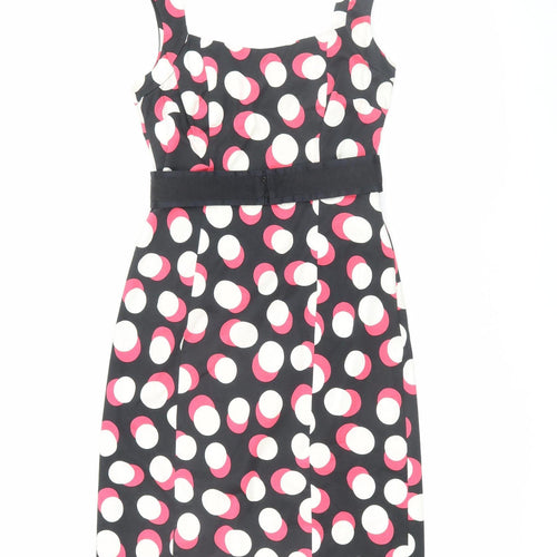 Coast Women's Multicoloured Polka Dot Pencil Dress Size 10