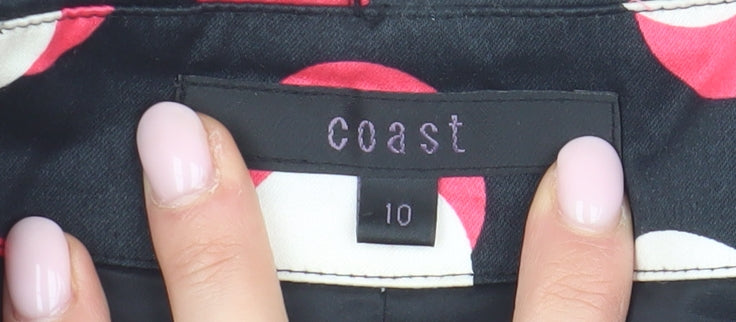 Coast Women's Multicoloured Polka Dot Pencil Dress Size 10