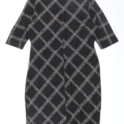 Jasper Conran Women’s Black Check Sheath Dress Size 20