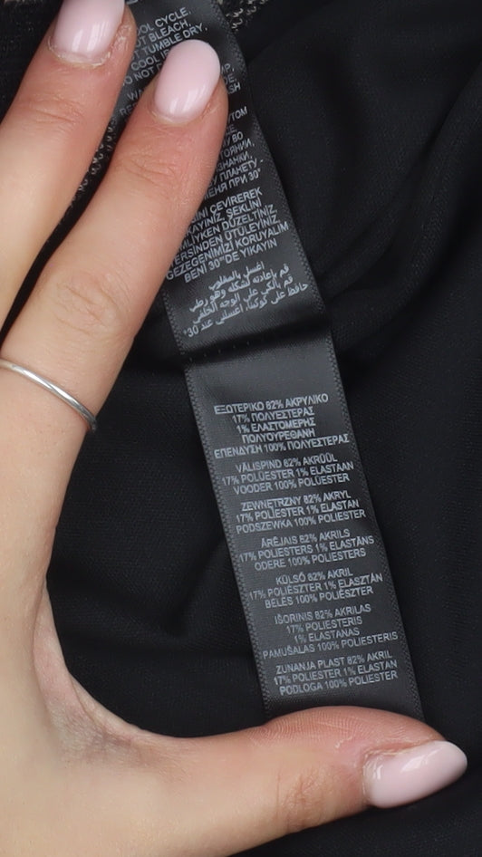 Jasper Conran Women’s Black Check Sheath Dress Size 20