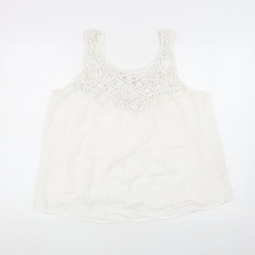 Hush Women's White Camisole Tank Top Size 14