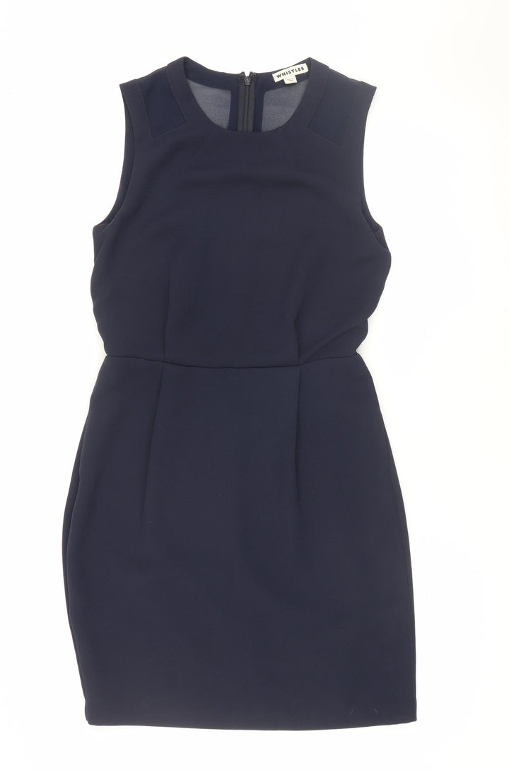 Whistles Women’s Black Sleeveless Sheath Dress - Size 8