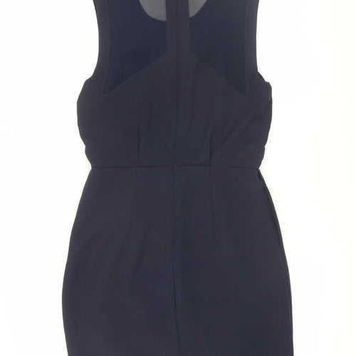 Whistles Women’s Black Sleeveless Sheath Dress - Size 8
