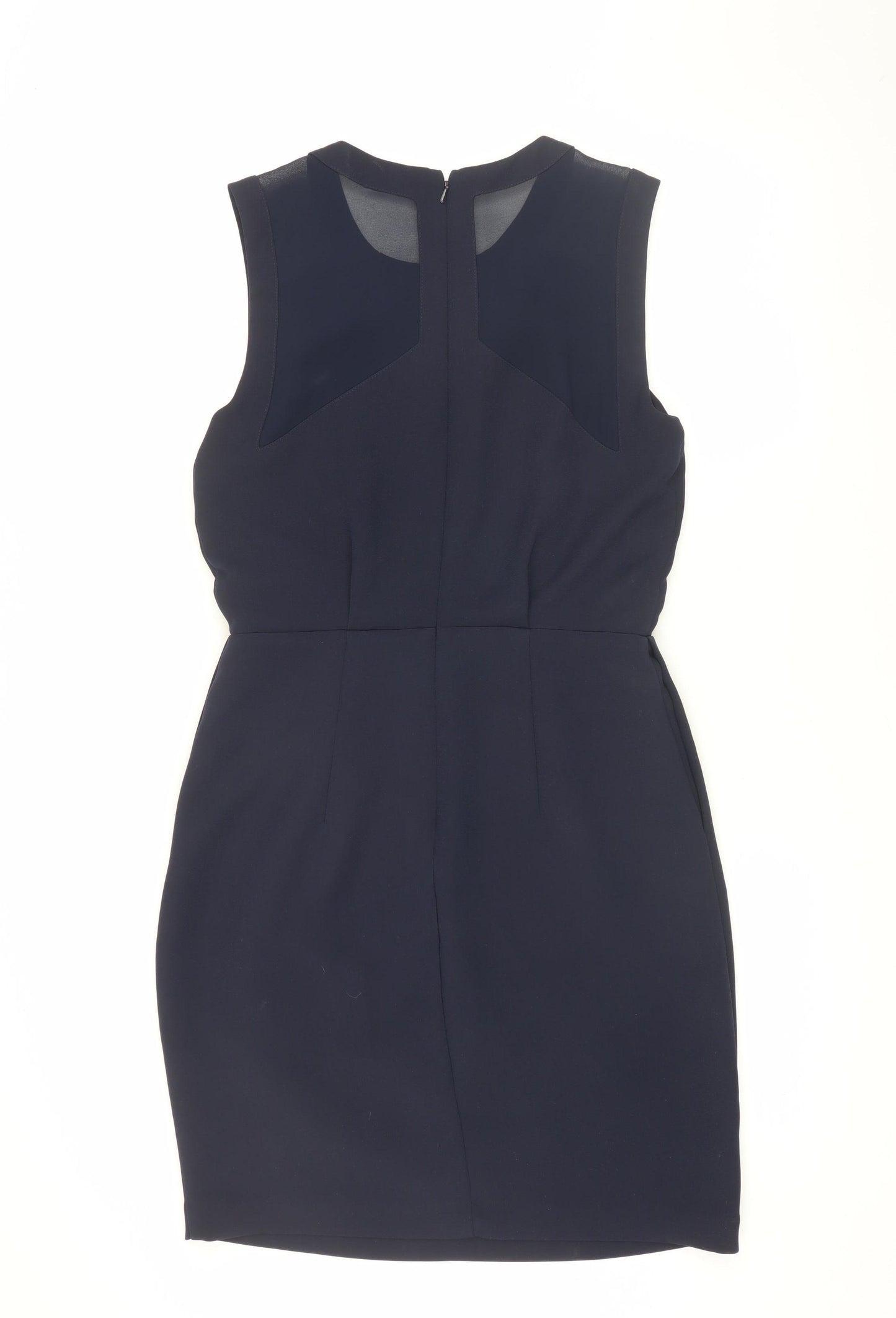 Whistles Women’s Black Sleeveless Sheath Dress - Size 8
