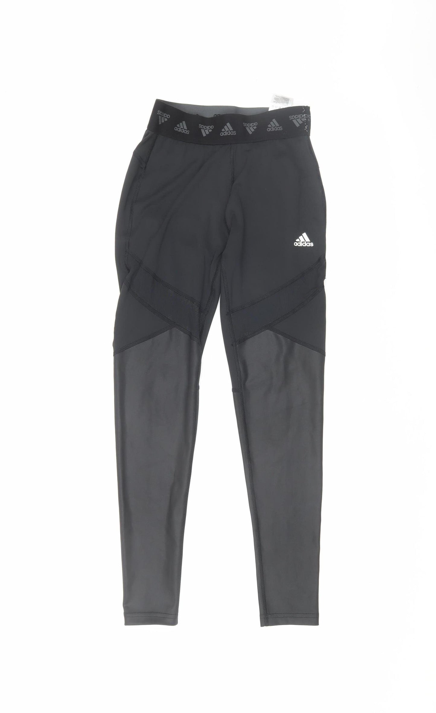 Adidas Women's Black Leggings S Elastic Waist Performance