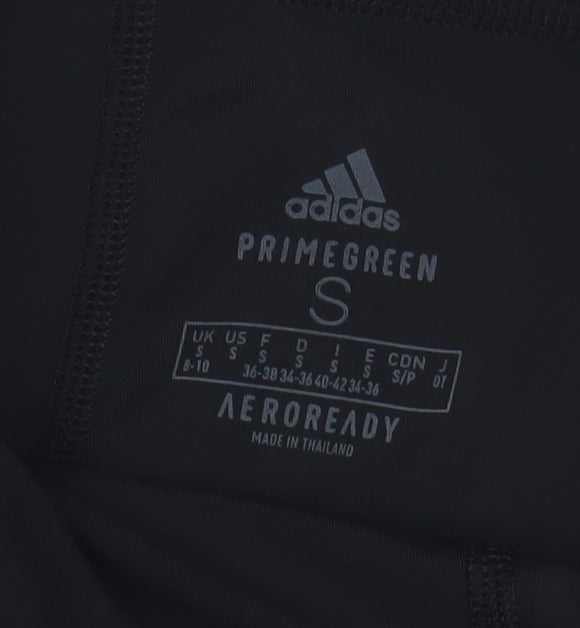 Adidas Women's Black Leggings S Elastic Waist Performance