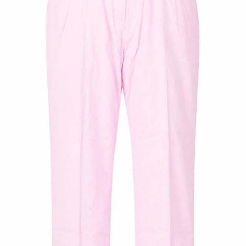 Ann Harvey Women's Pink Straight Tencel Trousers Size 20