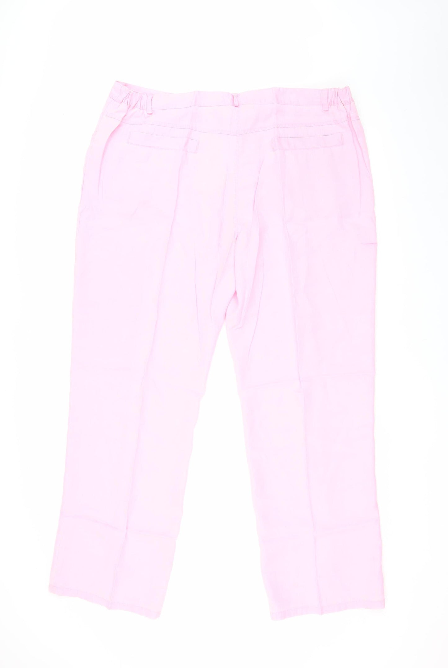 Ann Harvey Women's Pink Cropped Trousers, Size 20