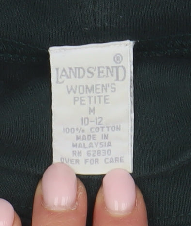 Lands' End Women's Petite Green Midi Dress M