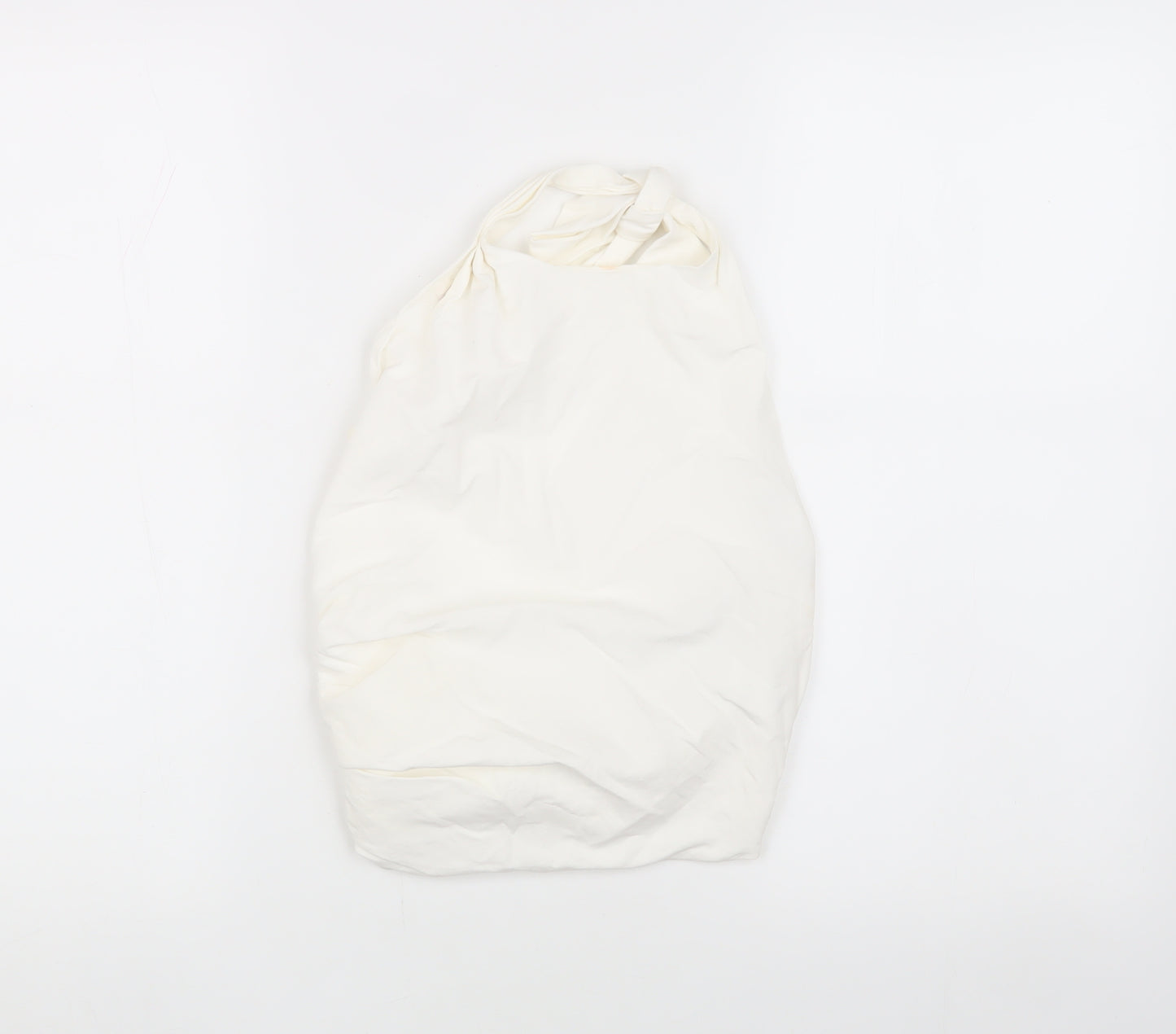 ZARA Women Ivory XS Halter Blouse Summer Fashion