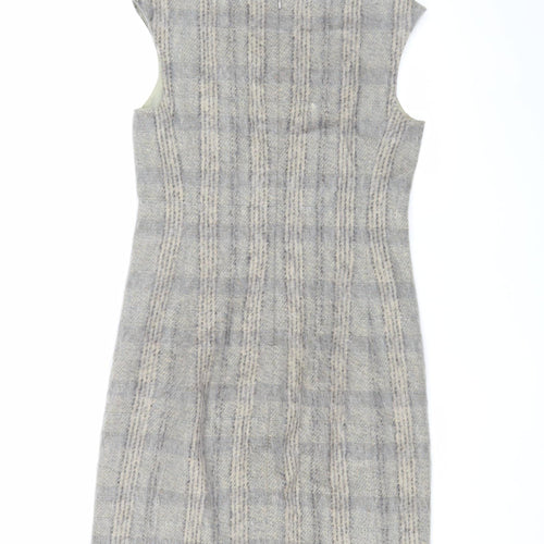 MaxMara Studio Women's Grey Sheath Dress, Size 10, Formal Classic