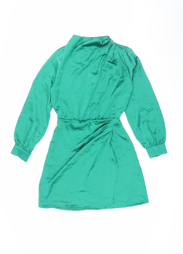 Zara Women's Green XS Short Shift Dress