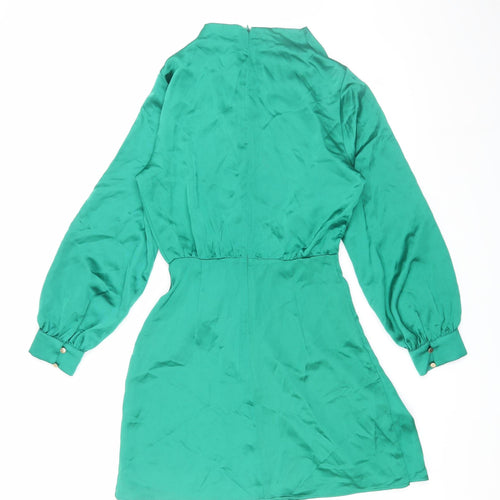 Zara Women's Green XS Short Shift Dress