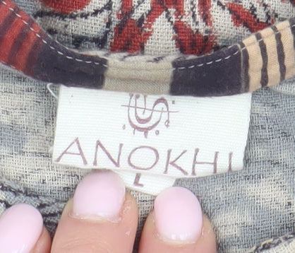 Anokhi Women's Multicoloured Floral Blouse L