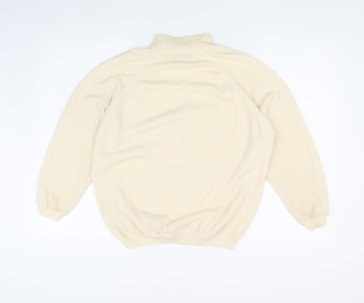 EWM Women's Ivory Wool Pullover Jumper S 10