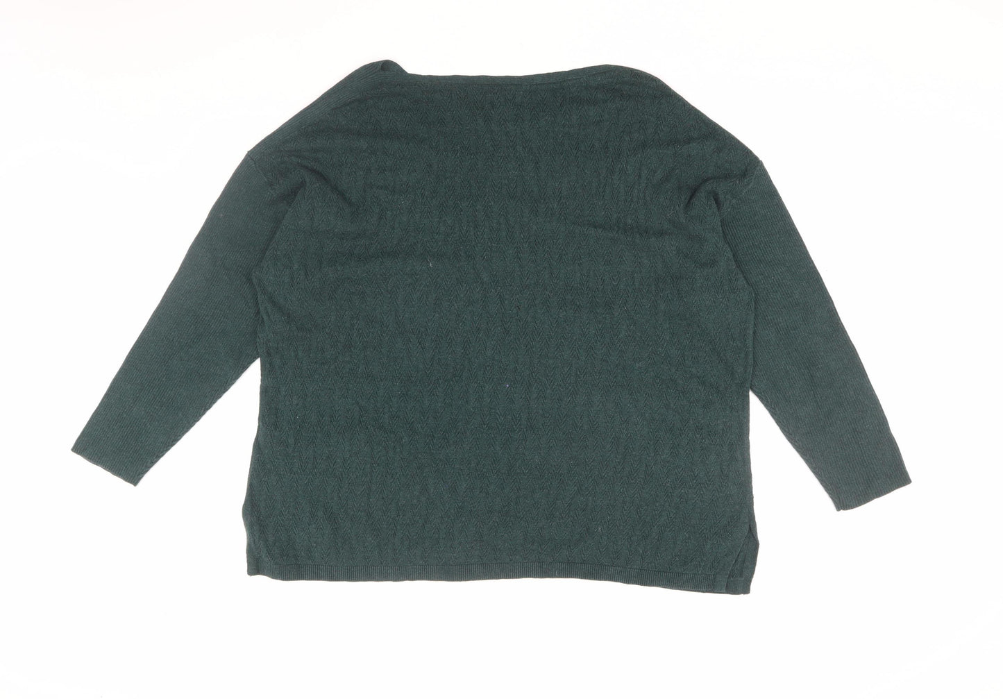 Fat Face Women's Green Pullover Jumper Size 20