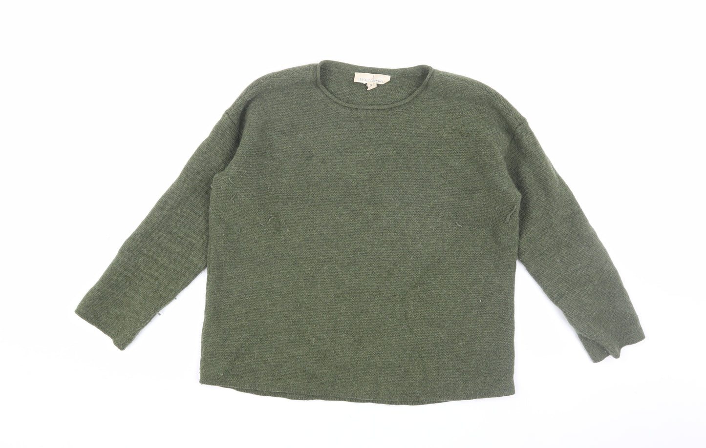 Seasalt Cornwall Women's Green Pullover Jumper Size 12