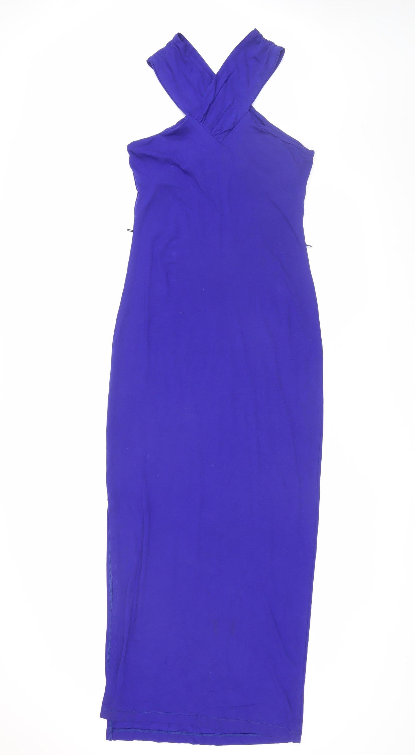 Ted Baker Women's Blue Bodycon Dress Size 8