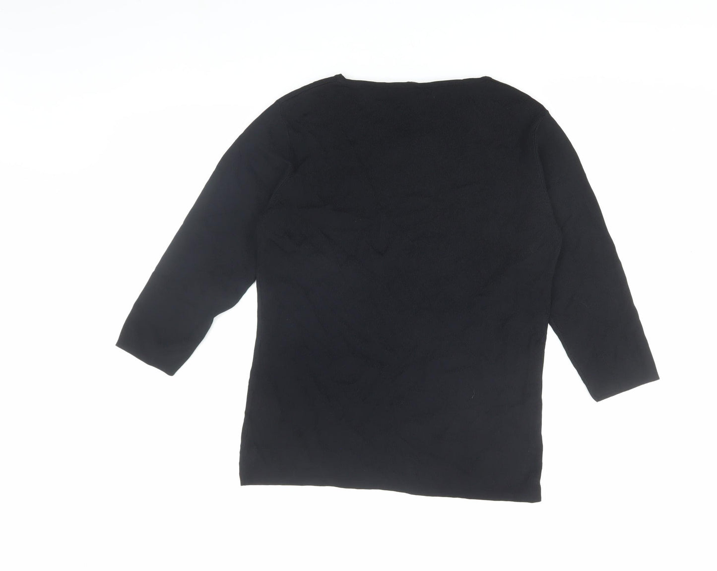 Donna Lewis Women's Black Knit Tunic L