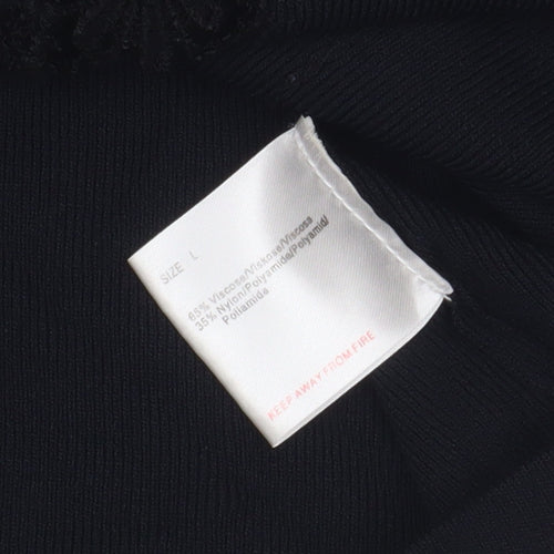 Donna Lewis Women's Black Knit Tunic L