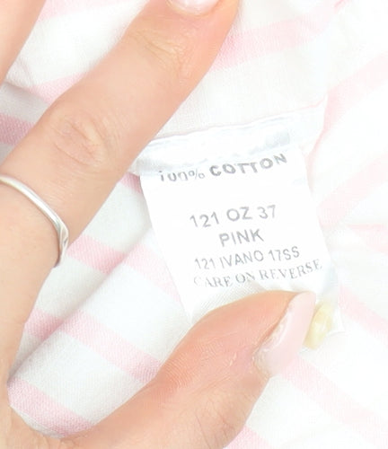 DGS Drifter Men's Pink Striped Button-Up Shirt