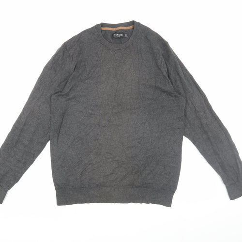 Burton Menswear Grey Pullover Jumper - M