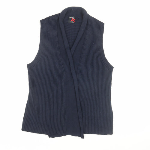 Betty Barclay Women's Blue Vest Knit Jumper Size 10